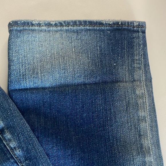 chevignon denim goods jeans size 25 dark blue distressed - Picture 6 of 11